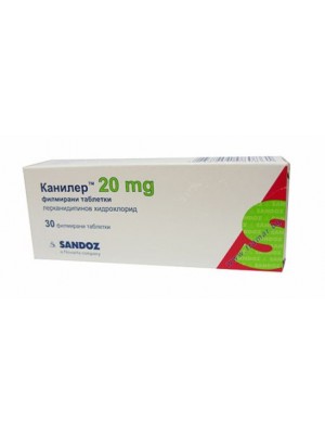 CANILER 20 mg. 30 tablets